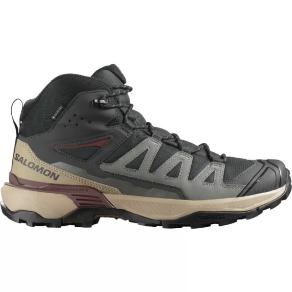  Pánske topánky SALOMON X ULTRA 360 MID GORE-TEX L47743300 PHANTOM/DESERT TAN/RUM ROZINKA 