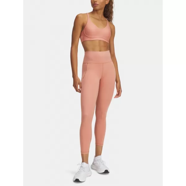  Dámske legíny UNDER ARMOUR MERIDIAN ANKLE LEG 1382525-696 RUŽOVÁ 