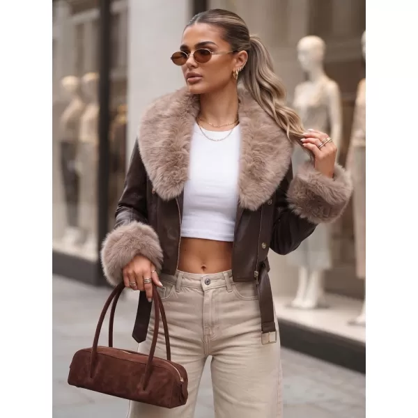 Dámska bunda DSTREET TY5979 HNEDÁ 