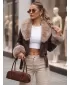 Dámska bunda DSTREET TY5979 HNEDÁ