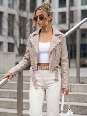 Dámska bunda DSTREET TY5719 KHAKI