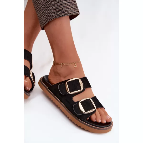  Dámske šľapky BOTO 1523 BLACK 