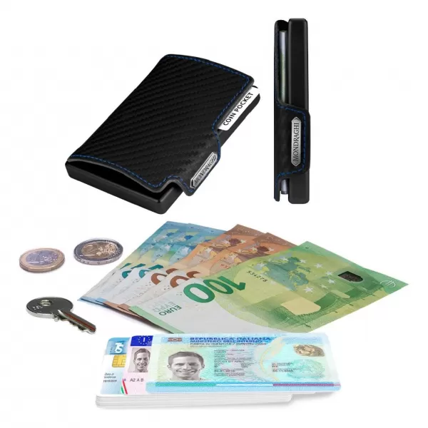  Peňaženka MONDRAGHI -MC-80206 BLUE 