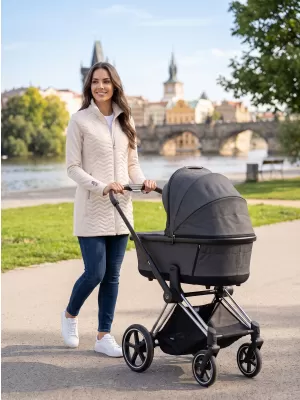Dámsky hybridný kabát ALTISPORT IRYSA SVETLO BÉŽOVÁ