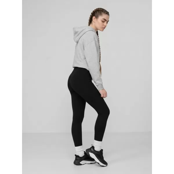  Dámske legíny 4F WMM00TTIGF296 DEEP BLACK 