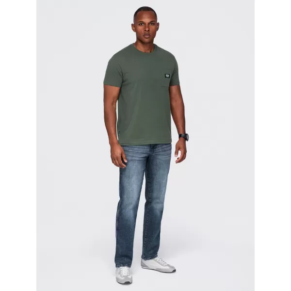  Pánske tričko OMBRE OM-TSCT-0305 DARK OLIVE 