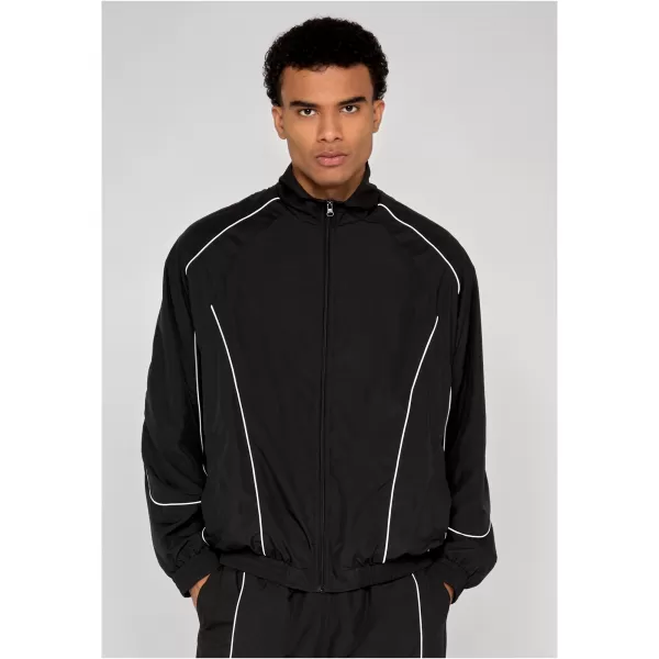  Pánska tepláková bunda URBAN CLASSICS TB8044-00007 BLACK 