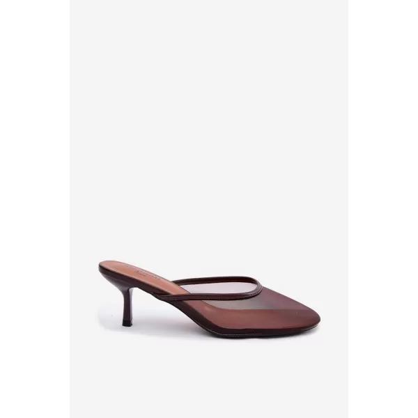  Dámske sandále BOTO LN-81 BROWN 