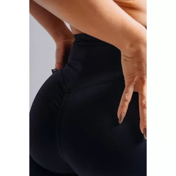  High-waist šortky s vreckami NEBBIA PRIMAL 858 BLACK 