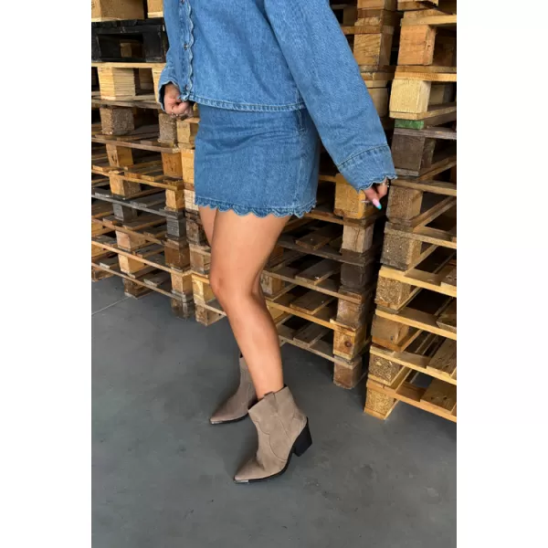  Dámske čižmy BOTO 6397 KHAKI 