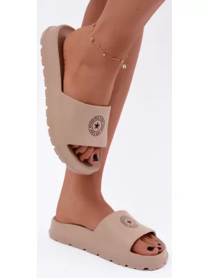 Dámske šľapky BIG STAR SHOES UU274074 SHADES OF BROWN AND BEIGE
