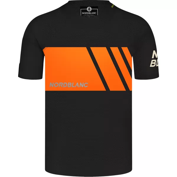  Pánske funkčné cyklo tričko NORDBLANC MUD NBSMF8083 ORANŽOVÁ 
