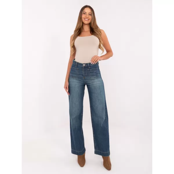  Dámske nohavice SUBLEVEL D80018BB62456D285 DARK BLUE 