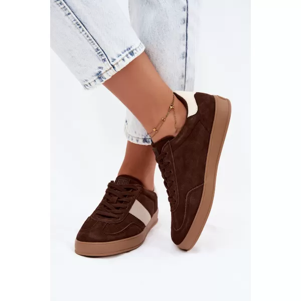 Dámske tenisky BIG STAR SHOES UU274008 BROWN/BEIGE 