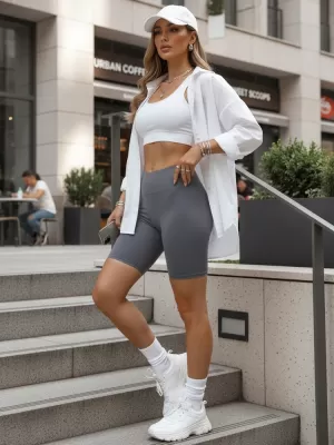 Dámske kraťasy DSTREET SY0581 MODRÁ