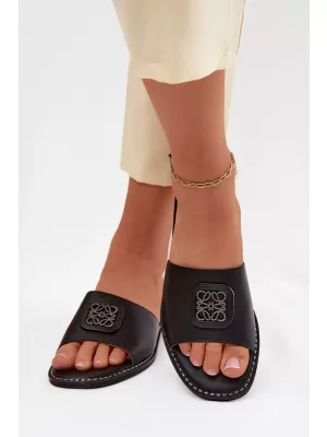 Dámske šľapky S.BARSKI KV61-6019 BLACK