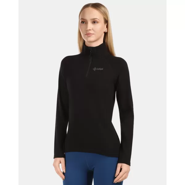  Dámska fleece mikina KILPI MONTALE-W 1L0204KI ČIERNA 