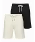 Pánsky set kraťas OMBRE Z124 BLACK/CREAM
