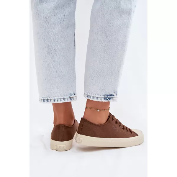  Dámske tenisky BIG STAR SHOES TT274123 BROWN/BEIGE 