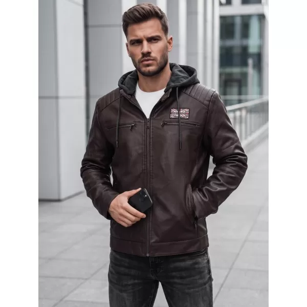  Pánska bunda DSTREET TX5146 HNEDÁ 