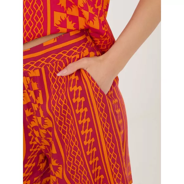  Dámske kraťasy SUBLEVEL D73771M62489KD ORANGE 