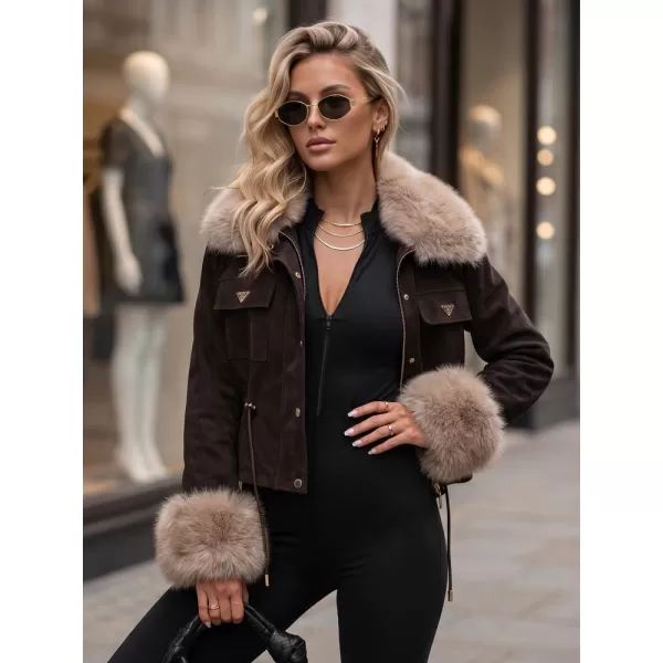  Dámska bunda DSTREET TY5704 HNEDÁ 
