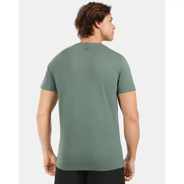  Pánske tričko KILPI PROMO-M 1M0378KI KHAKI 
