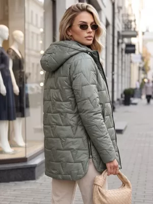 Dámska bunda DSTREET TY5794 ZELENÁ