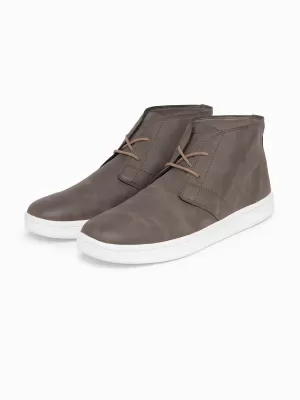 Pánske členkové topánky OMBRE OM-FOCS-0162 DARK BROWN