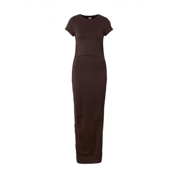  Dámske šaty URBAN CLASSICS TB8149 BROWN 