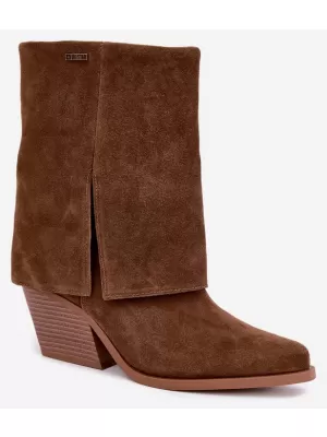 Dámske topánky BIG STAR SHOES UU274114 BROWN/BEIGE SHADOWS