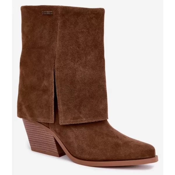  Dámske topánky BIG STAR SHOES UU274114 BROWN/BEIGE SHADOWS 