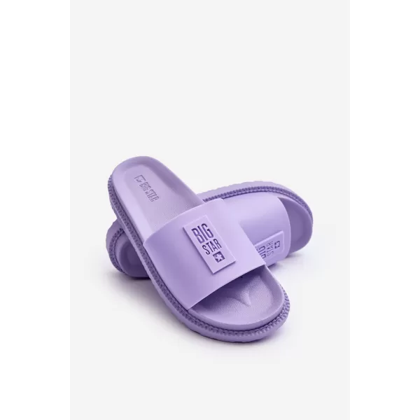  Dámske šľapky BIG STAR SHOES LL274426 VIOLET 