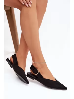 Dámske baleríny BOTO JH598/9755 BLACK