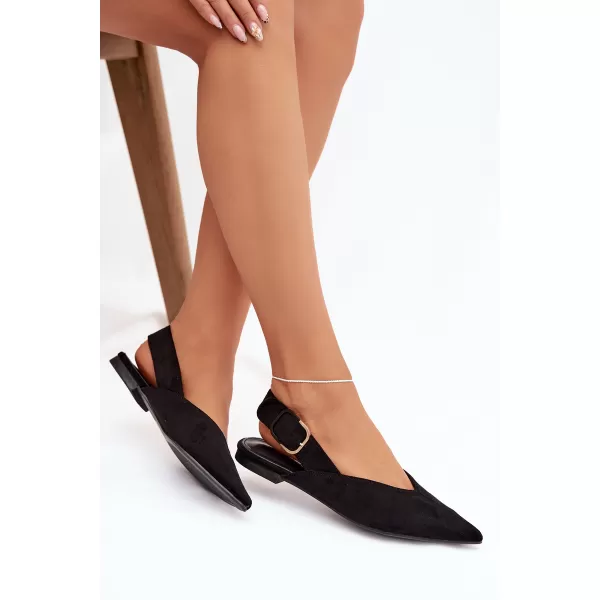  Dámske baleríny BOTO JH598/9755 BLACK 
