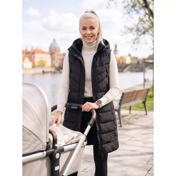  Dámska hrejivá vesta ALPINE PRO HERDA 3 BLACK 