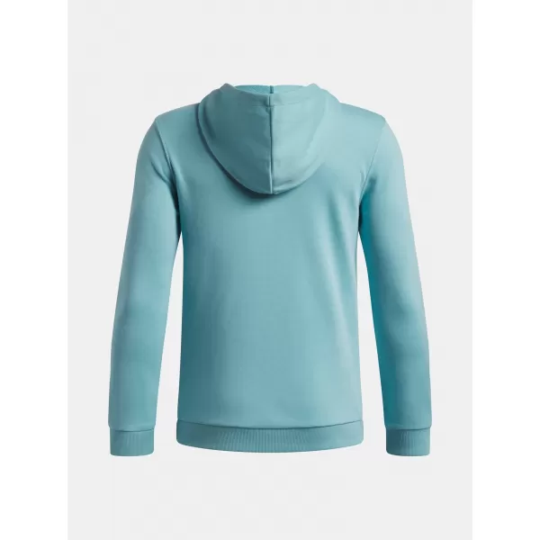  Chlapčenská mikina UNDER ARMOUR RIVAL LW 1/4 ZIP HOODIE 6009316-425 MODRÁ 