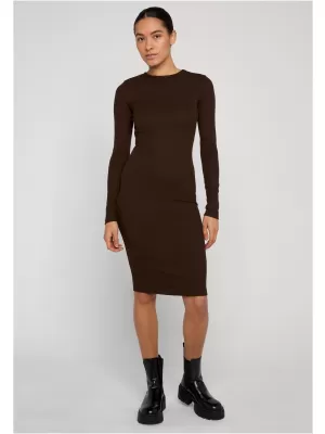 Dámske šaty URBAN CLASSICS TB1340 BROWN