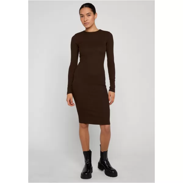  Dámske šaty URBAN CLASSICS TB1340 BROWN 