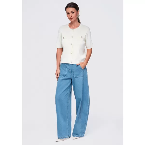  Dámska blúzka OMBRE OW-TS-E0084 BEIGE 