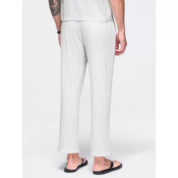  Pánske nohavice OMBRE OM-PACP-0311 OFF-WHITE 