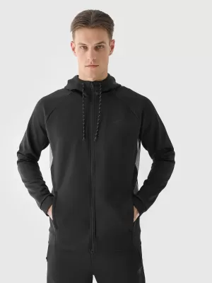 Pánska mikina 4F WAW25TSWSM1930 DEEP BLACK