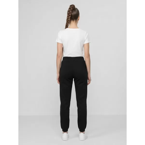  Dámske nohavice 4F WMM00TTROF1658 DEEP BLACK 