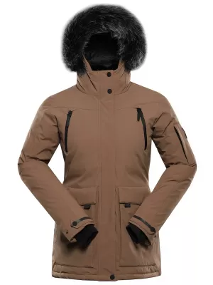 Dámska zimná bunda ALPINE PRO WERDA 3 SÉPIA TINT