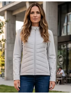 Dámska hybridná bunda MALFINI PREMIUM CROSS 556 SILVER GRAY