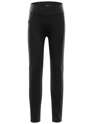 Detské legíny ALPINE PRO GEMSO BLACK
