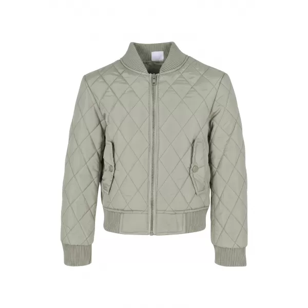  Dievčenská prešívaná bunda URBAN CLASSICS UCK806-03259 SOFT SALVIA 