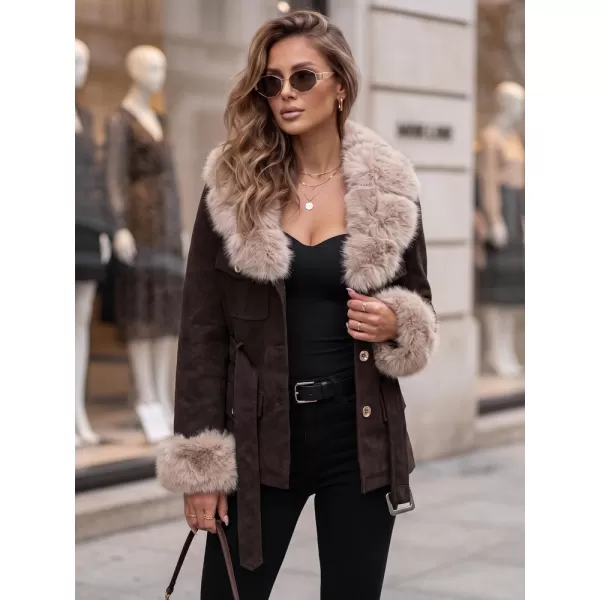  Dámska bunda DSTREET TY5851 HNEDÁ 