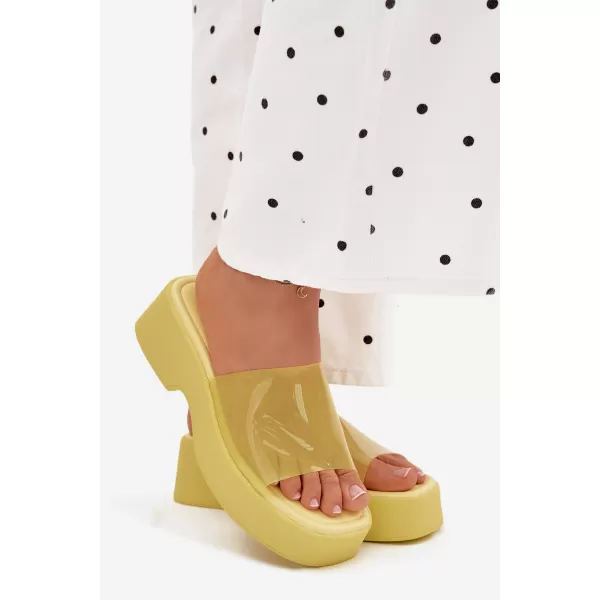  Dámske šľapky BOTO 78-146 YELLOW 