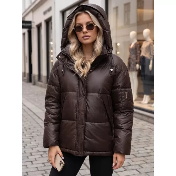  Dámska bunda DSTREET TY5965 HNEDÁ 